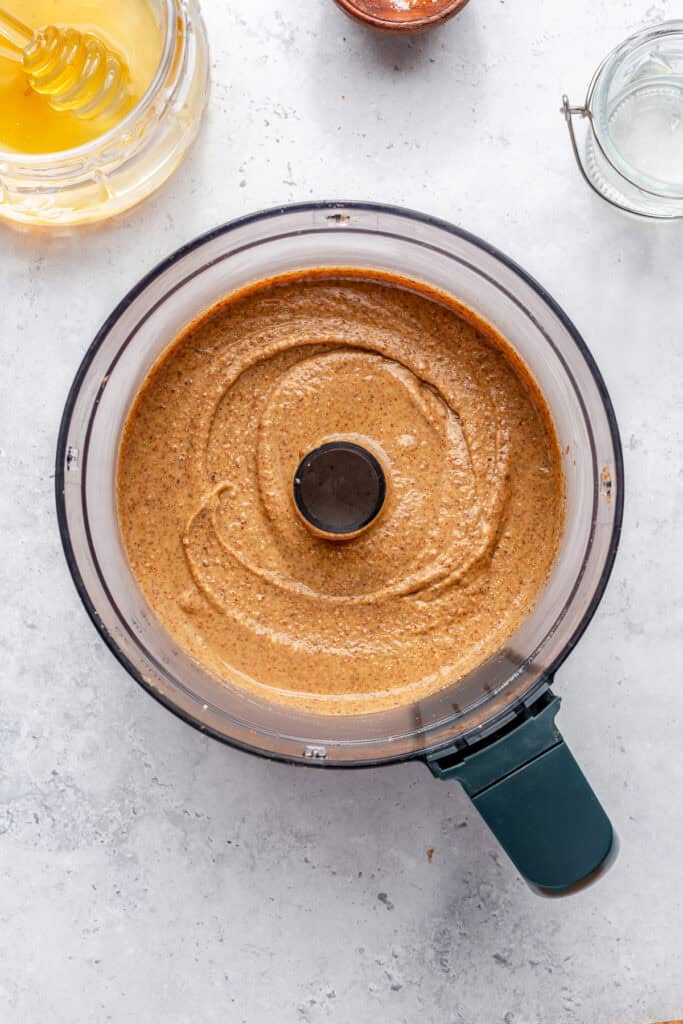 almond butter in food processor