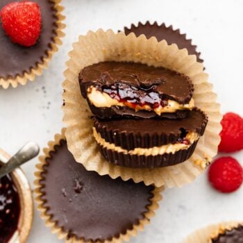 cashew butter cups in muffin liners