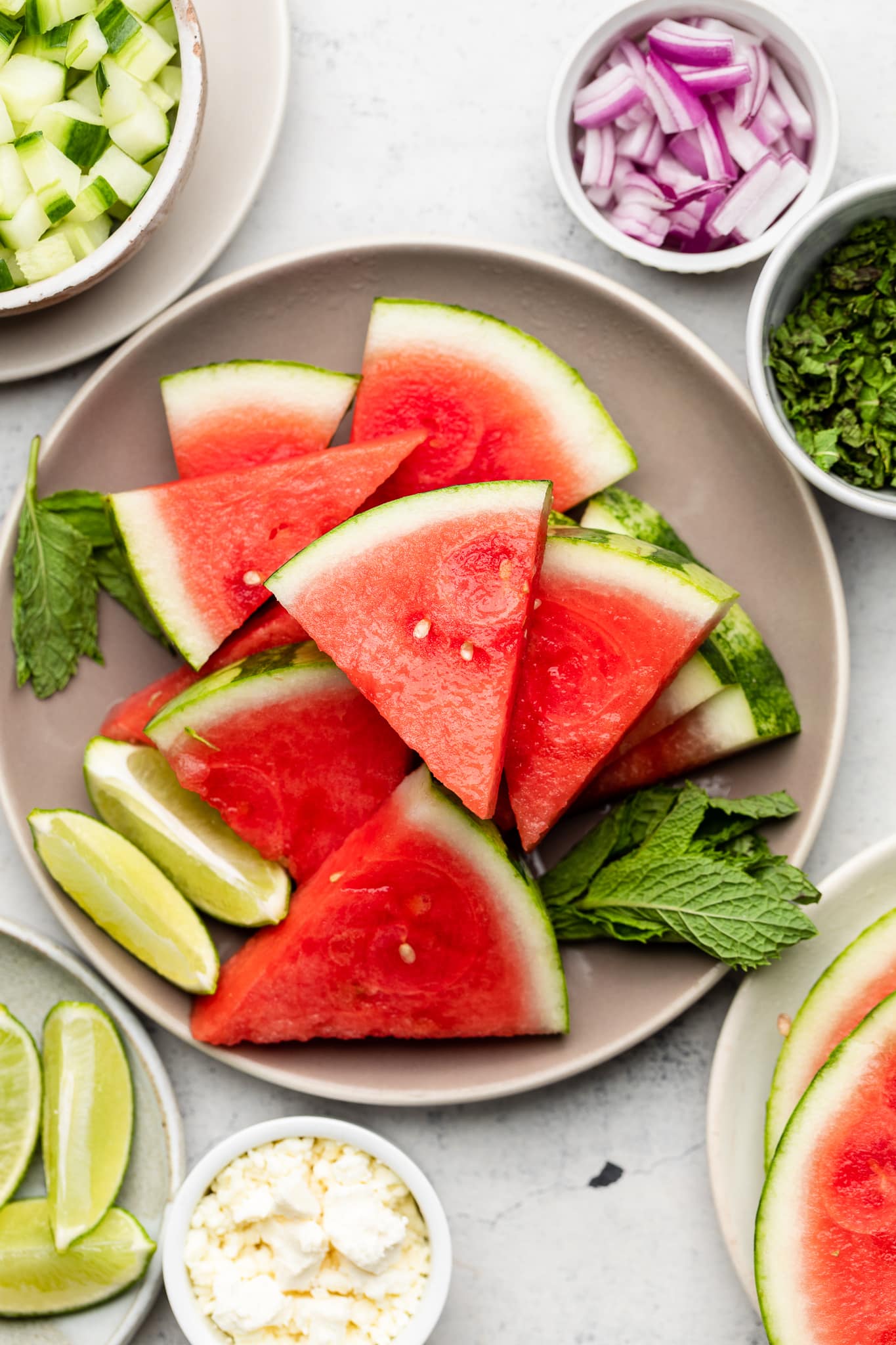 watermelon salad ingredients
