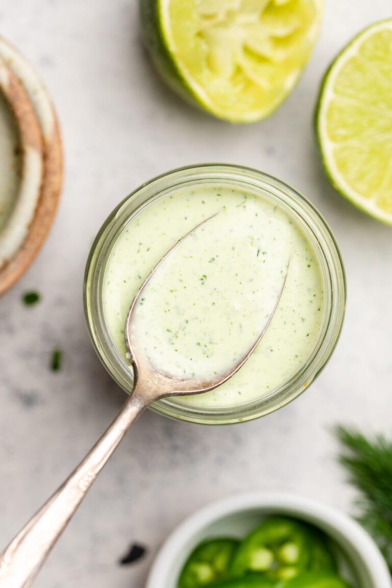 Healthy Jalapeño Ranch Dressing All the Healthy Things