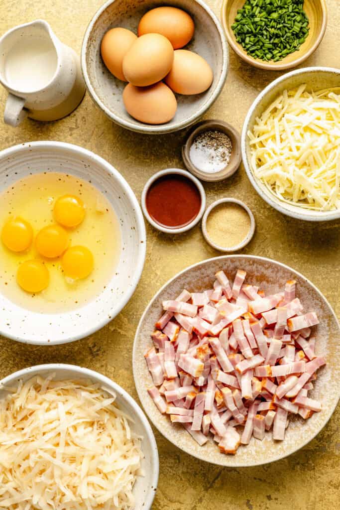 bacon egg and cheese muffin ingredients