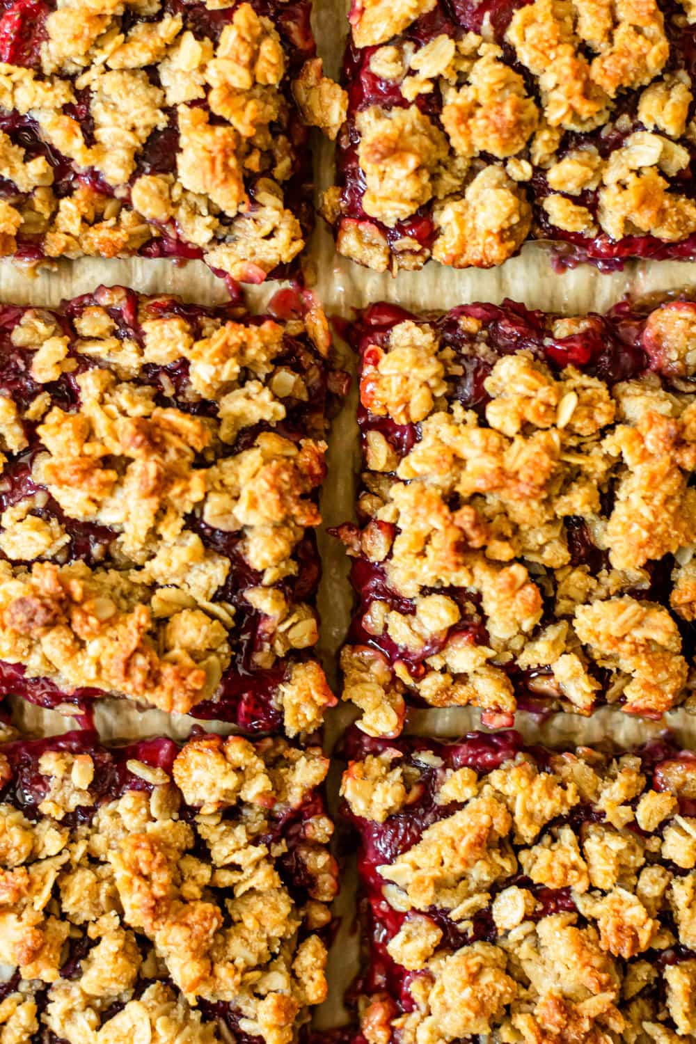 GlutenFree Strawberry Oatmeal Crumb Bars All the Healthy Things