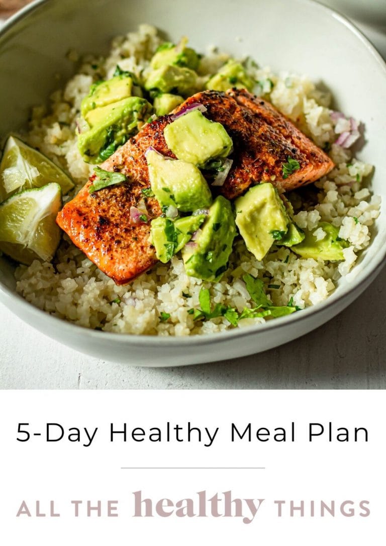 5-Day Healthy Meal Plan and Grocery List