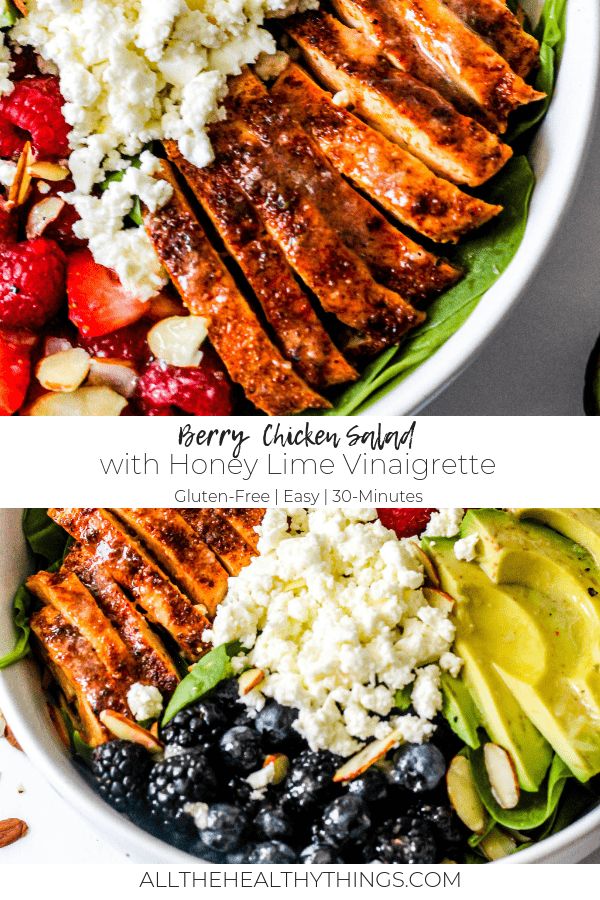 Berry Chicken Salad with Honey Lime Vinaigrette - Pinterest.png