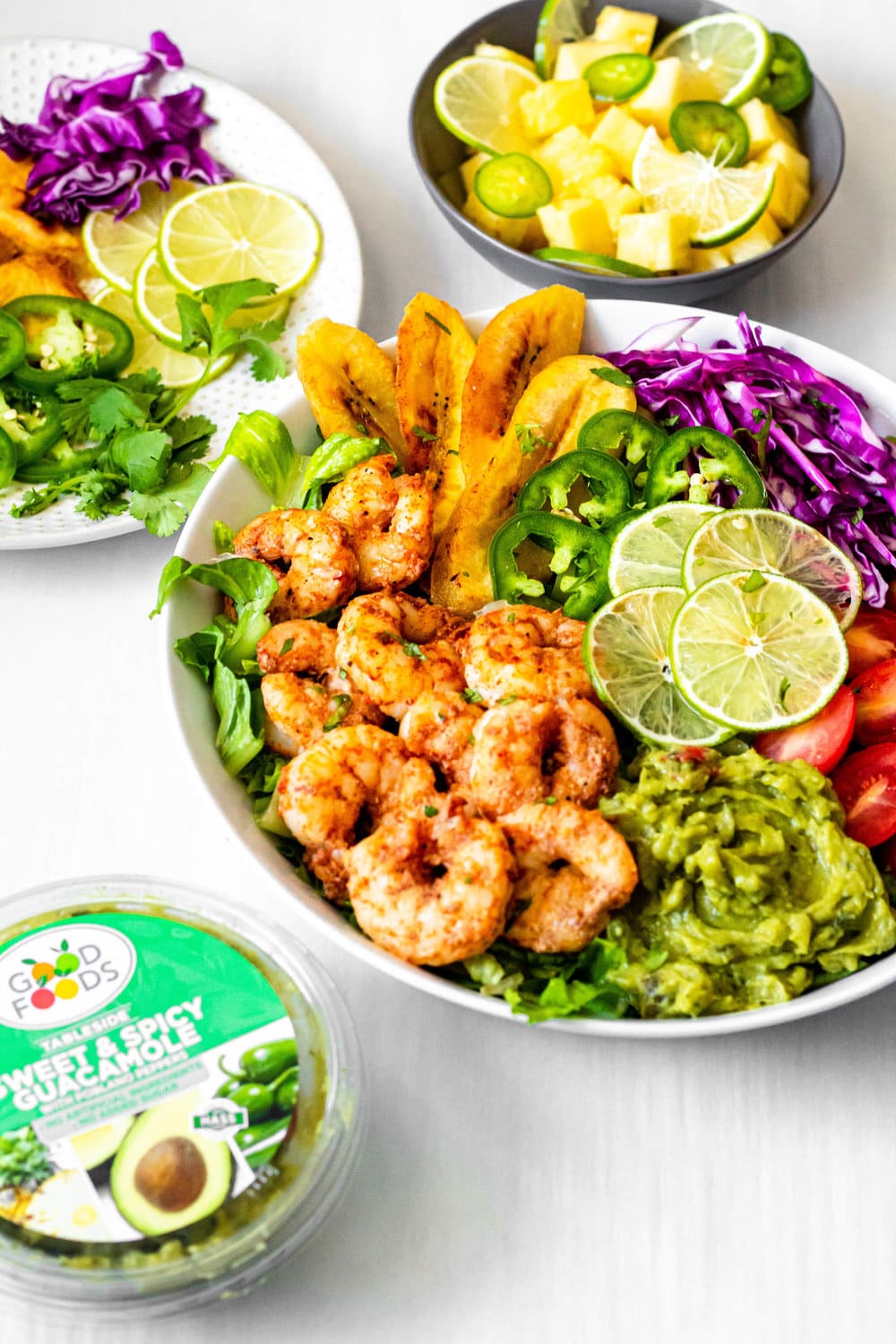 Chili Lime Shrimp Salad with Sweet & Spicy Guacamole - All ...
