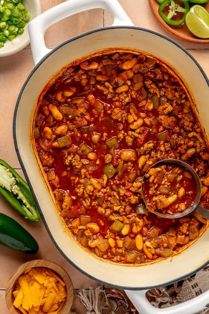 chili in dutch oven