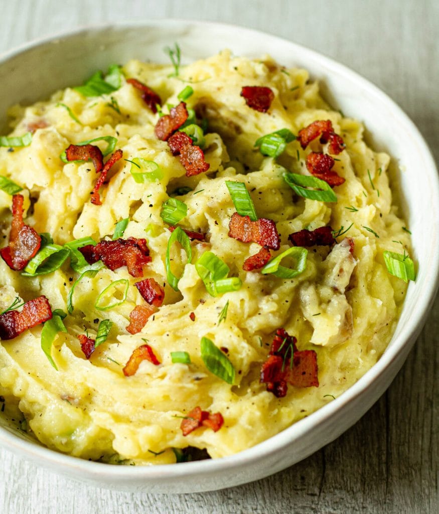 Whole30 Loaded Mashed Potatoes - All The Healthy Things