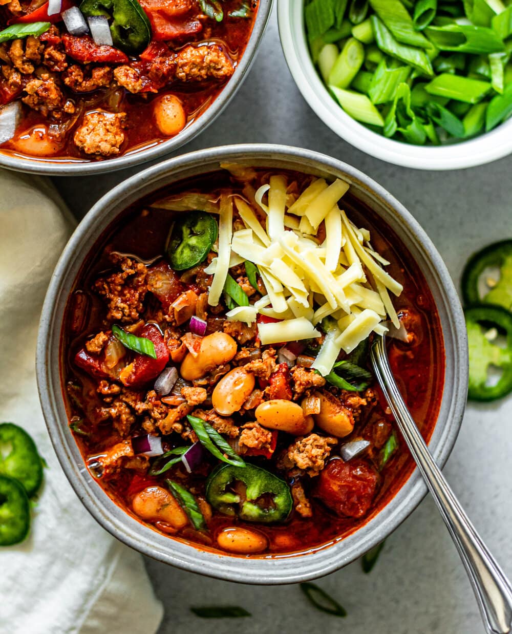 Healthy White Bean Turkey Chili All The Healthy Things