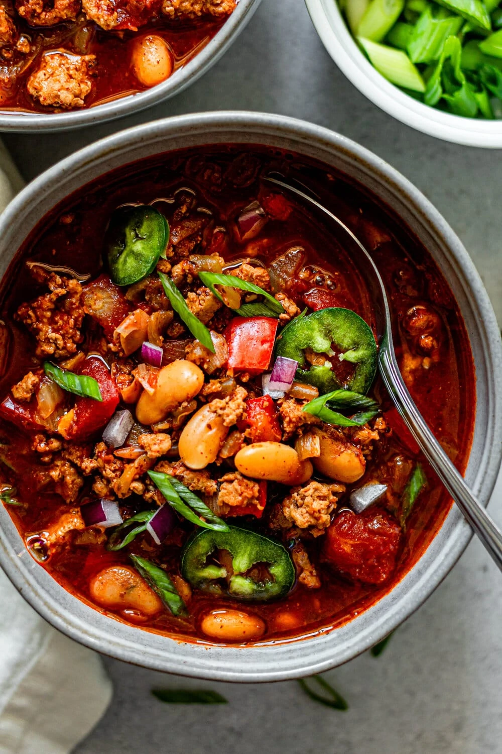 Healthy White Bean Turkey Chili