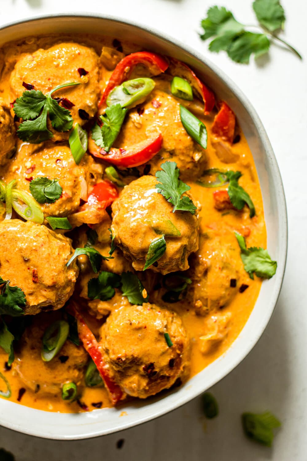 Thai Red Curry Meatballs
