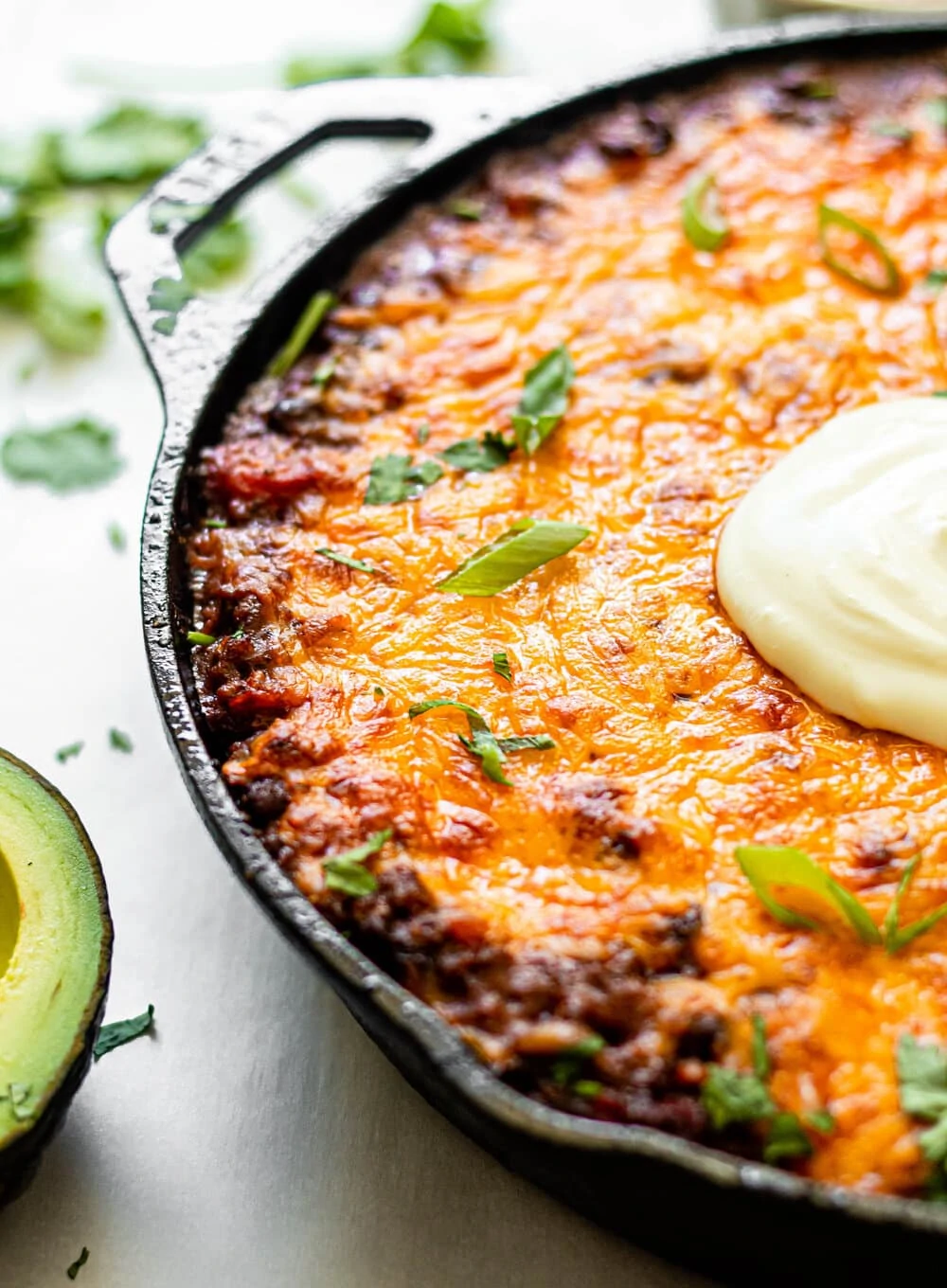One Skillet Enchilada Casserole