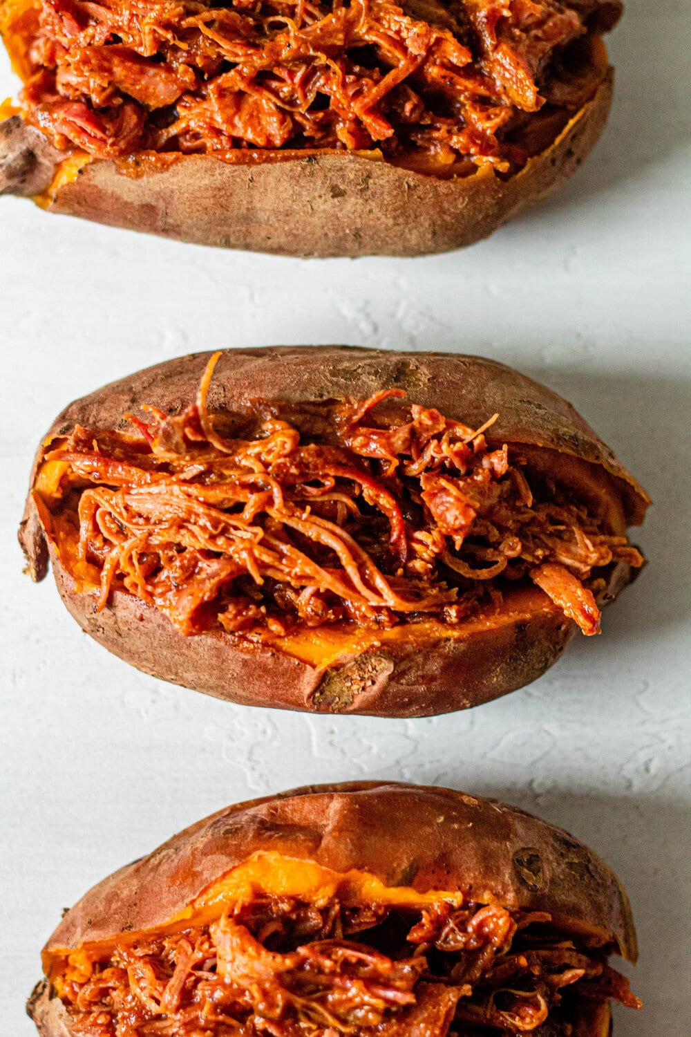 Bbq Chicken Stuffed Sweet Potatoes All The Healthy Things