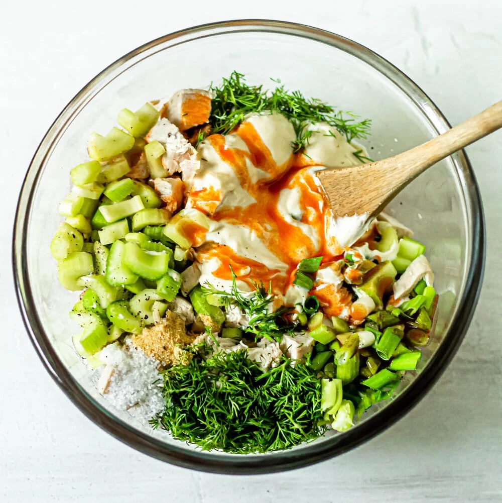 Healthy Buffalo Chicken Salad (Whole30, Paleo, Gluten-Free)