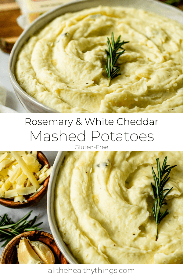 Rosemary and White Cheddar Mashed Potatoes (Gluten-Free)
