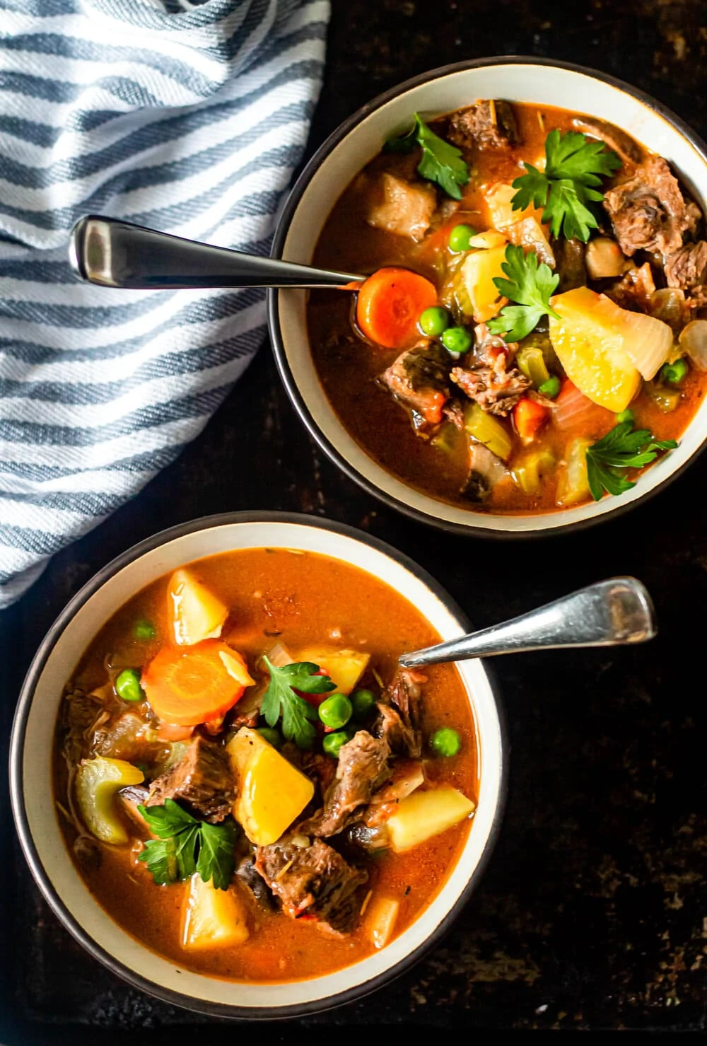 Whole30 Beef Stew (Slow Cooker + Stove Top)