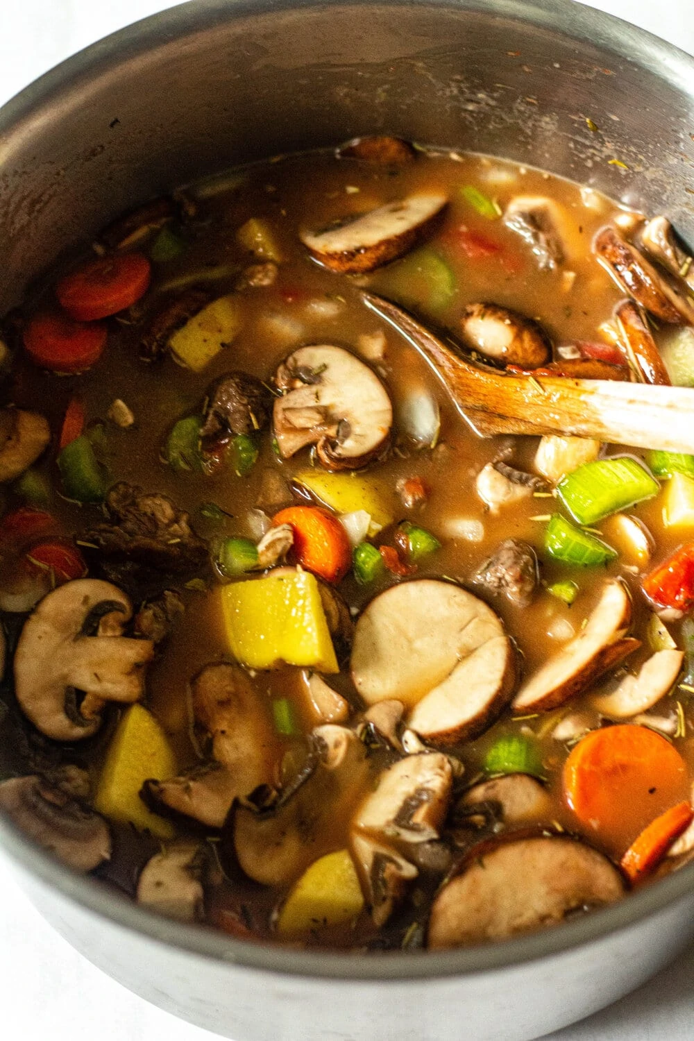 Whole30 Beef Stew (Slow Cooker + Stove Top)