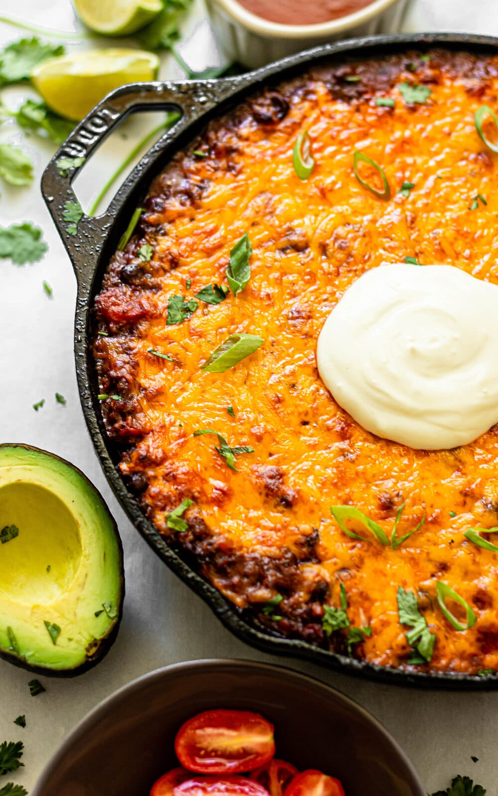 Gluten-Free Beef Enchilada Casserole - All the Healthy Things