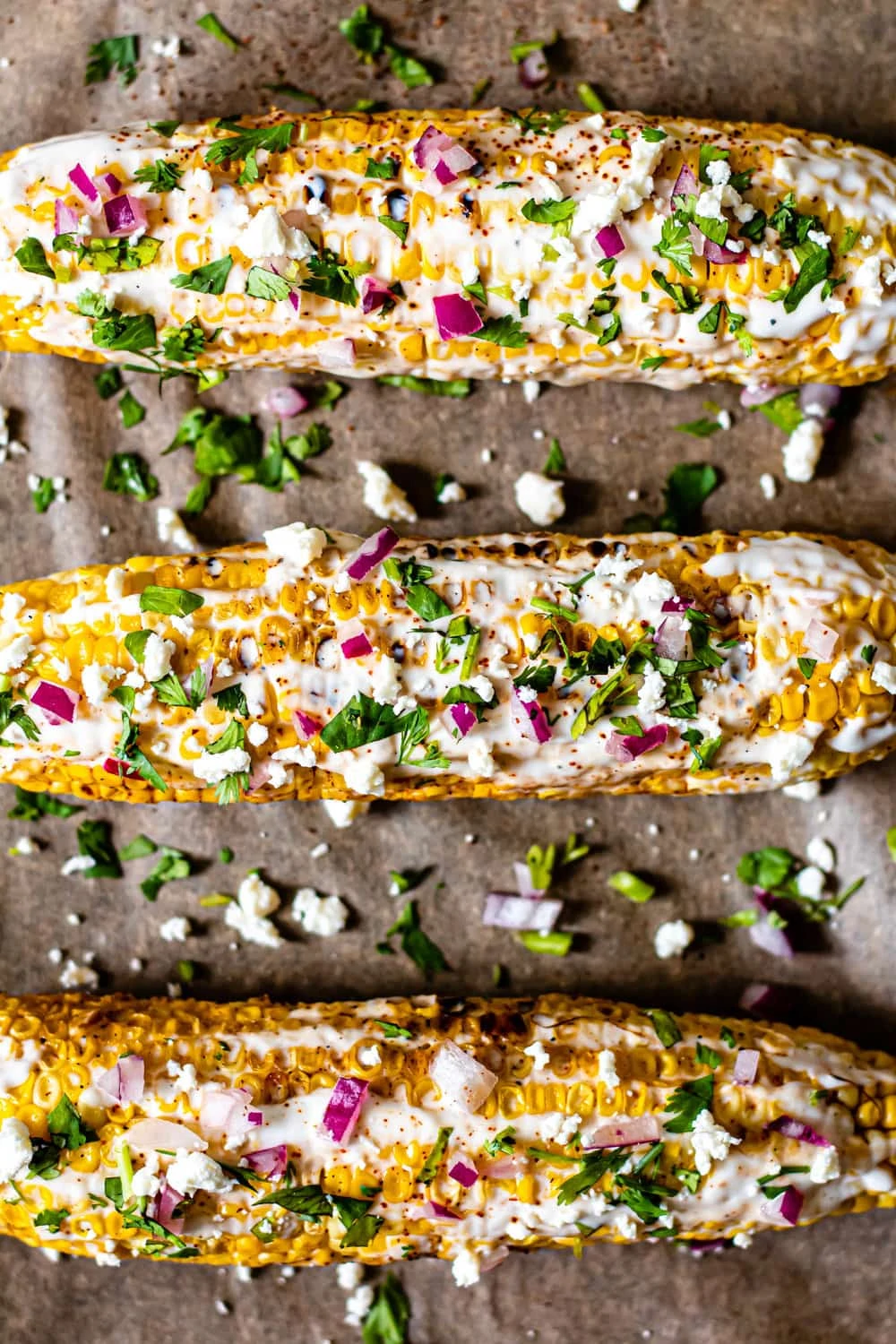 Mexican Style Street Corn with Lime Crema