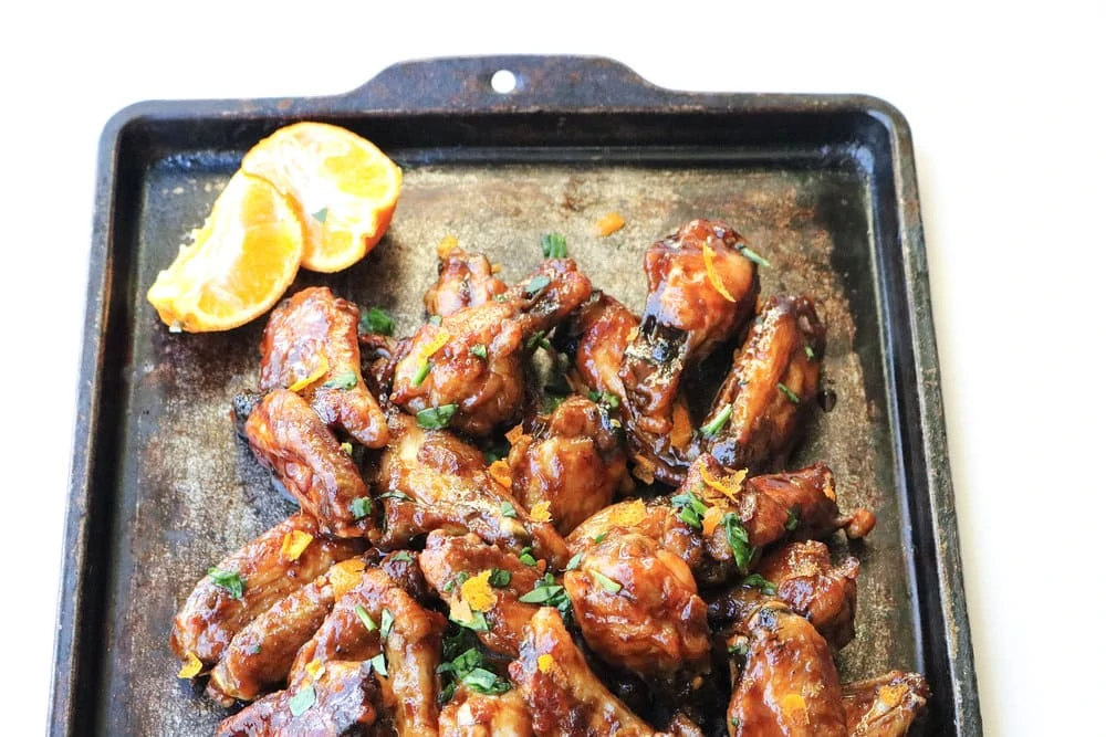 Sweet and Sticky Chicken Wings | All the Healthy Things