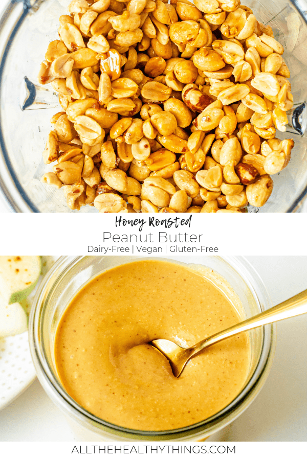 Honey Roasted Peanut Butter (Vegan, Gluten-Free)