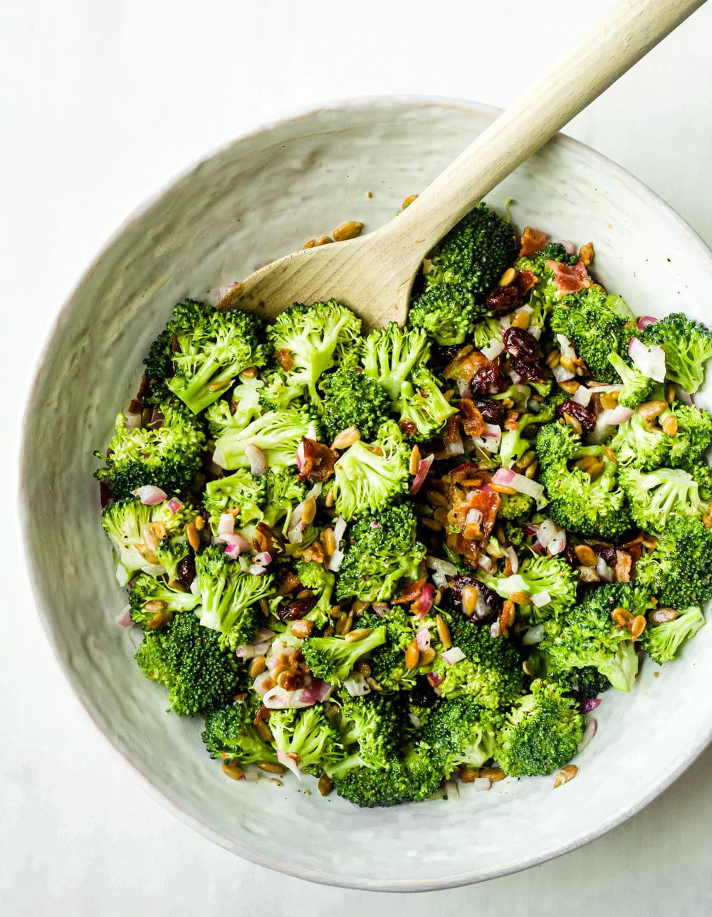 Healthy Broccoli Salad Paleo Dairy Free Gluten Free All The Healthy Things