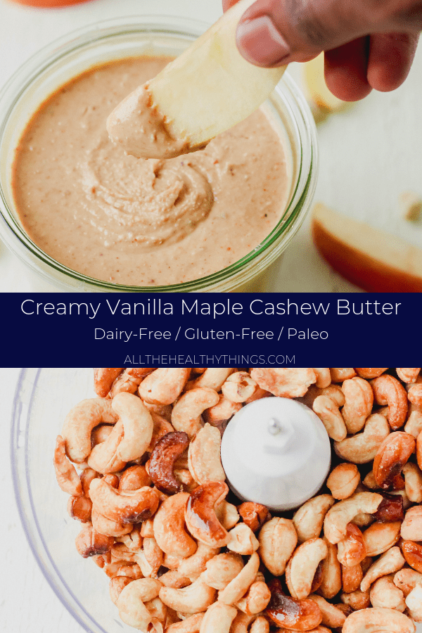 Creamy Vanilla Maple Cashew Butter