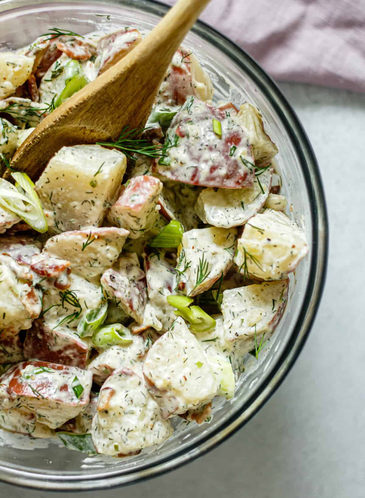 Bacon Ranch Potato Salad - All the Healthy Things