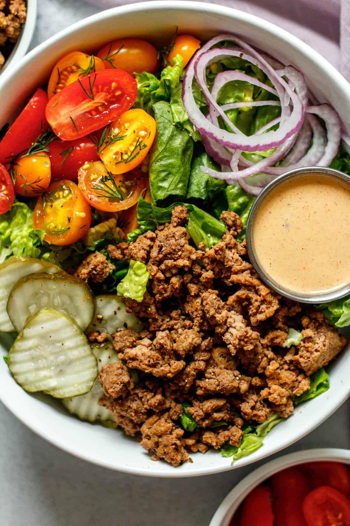 Healthy Burger Bowls With Special Sauce All The Healthy Things