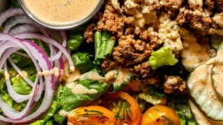 Healthy Burger Bowls with Special Sauce - All the Healthy Things