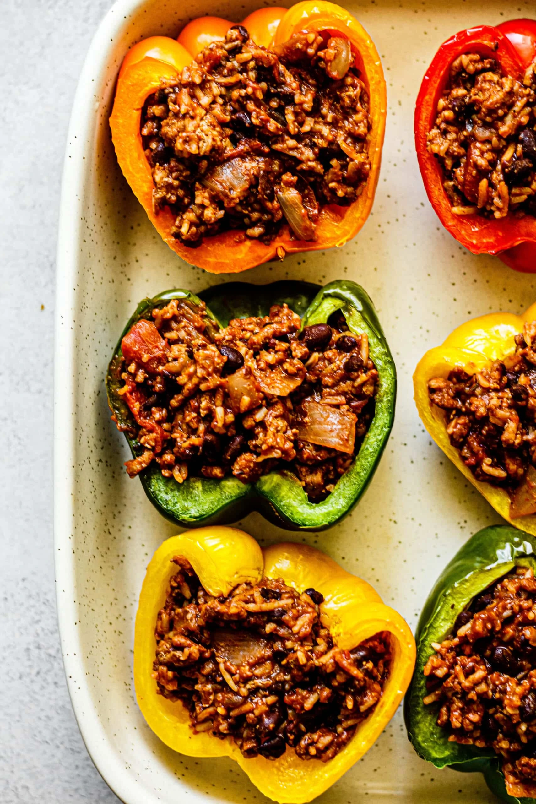 bell peppers stuffed with filling