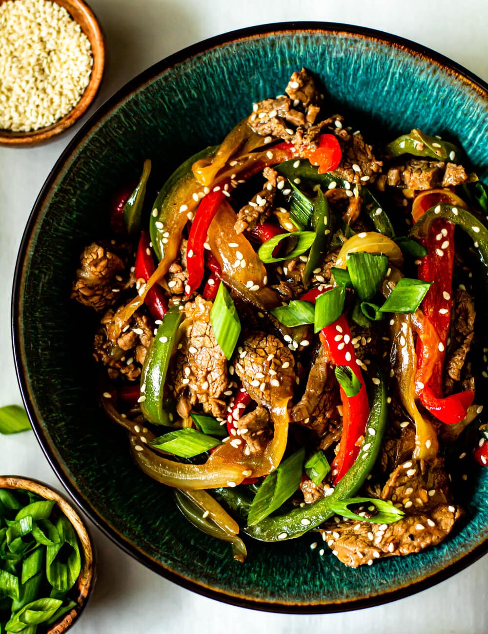 Whole30 Pepper Steak Stir-Fry - All the Healthy Things