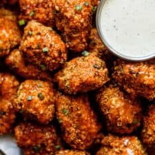 Crispy Buffalo Ranch Chicken Nuggets (Gluten Free)