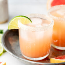 Healthy Grapefruit Paloma Mocktail