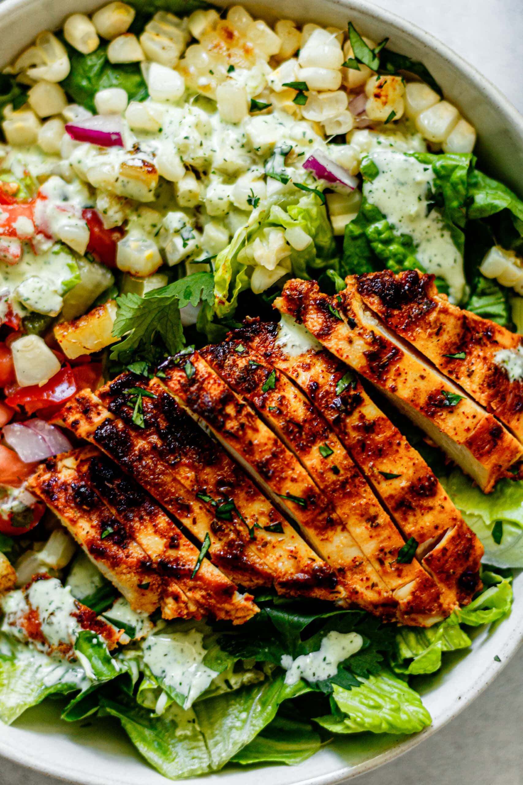 Healthy Chicken Taco Salad - All the Healthy Things