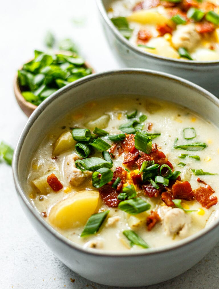 Chicken and Corn Chowder - All the Healthy Things