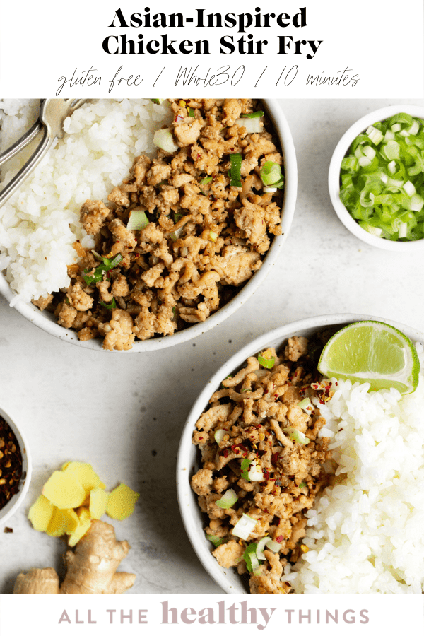 List of 14 ground chicken stir fry 2 Asian-Inspired Chicken Stir Fry - All the Healthy Things