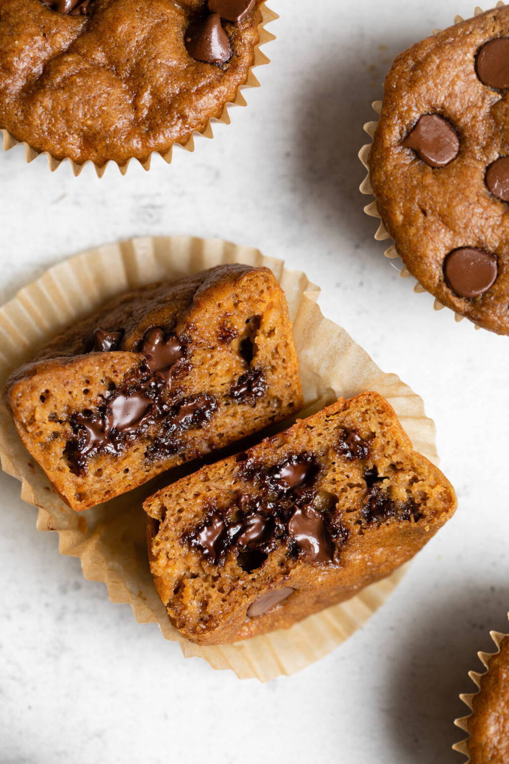Almond Butter Sweet Potato Muffins - All the Healthy Things