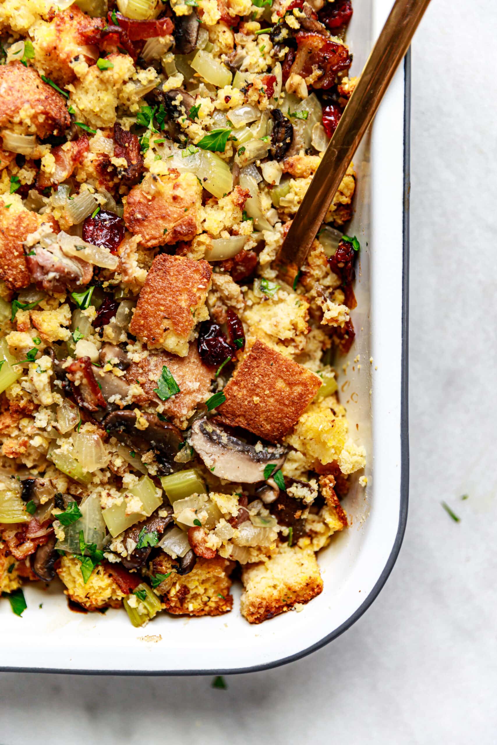 The Best Gluten Free Cornbread Stuffing - All the Healthy Things