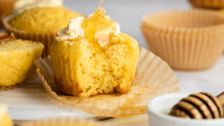 Gluten Free Honey Cornbread Muffins - All the Healthy Things