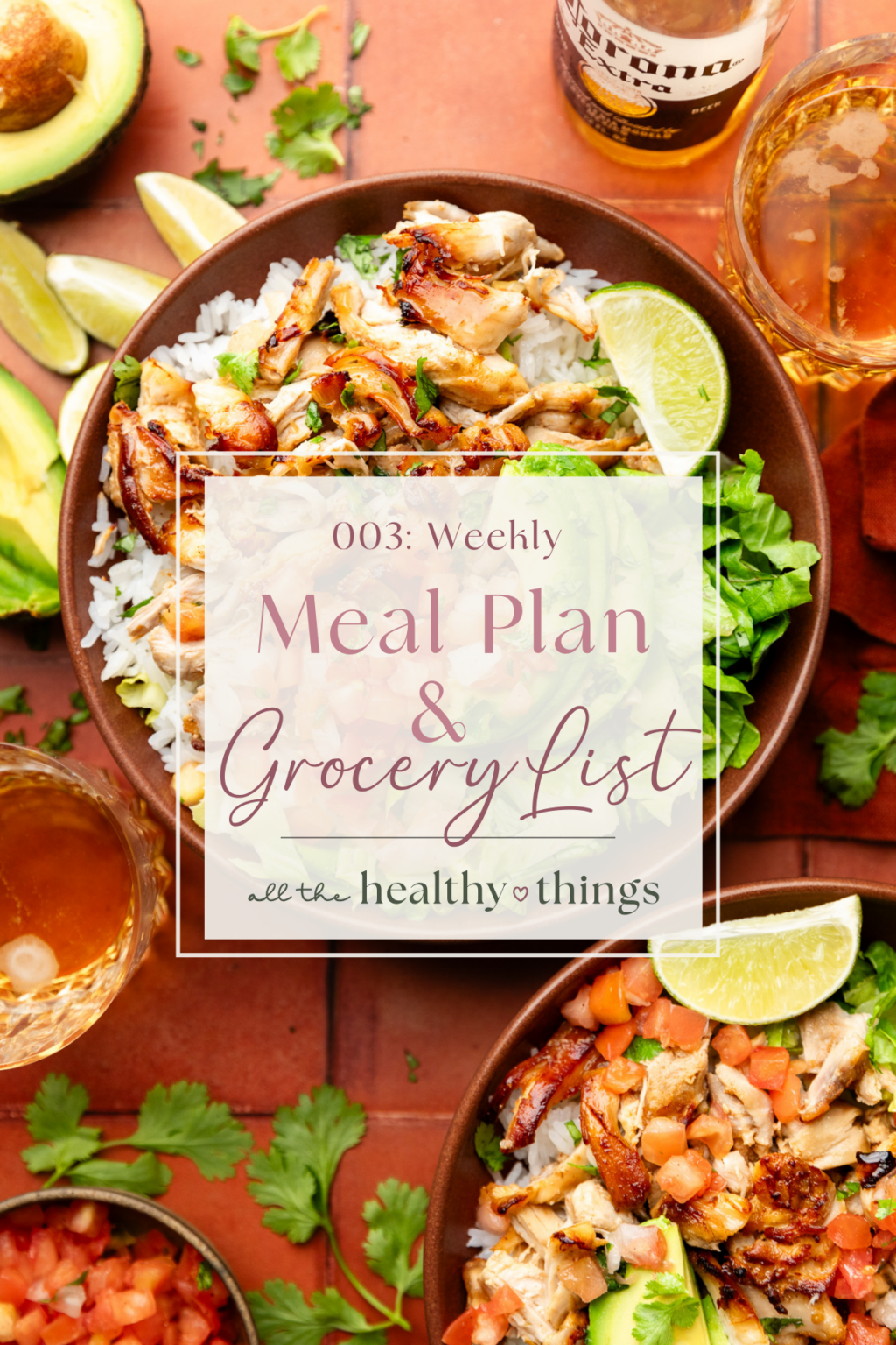 Weekly Meal Plan 003 - All the Healthy Things