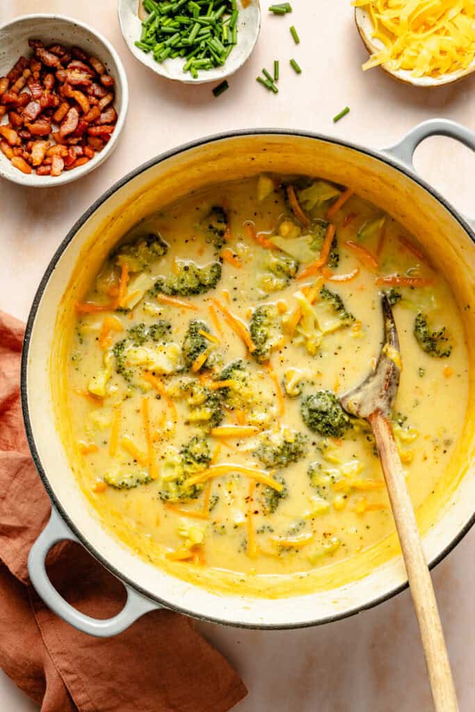 soup in pot