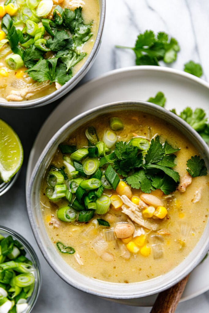 Healthy White Chicken Chili Dairy Free All The Healthy Things