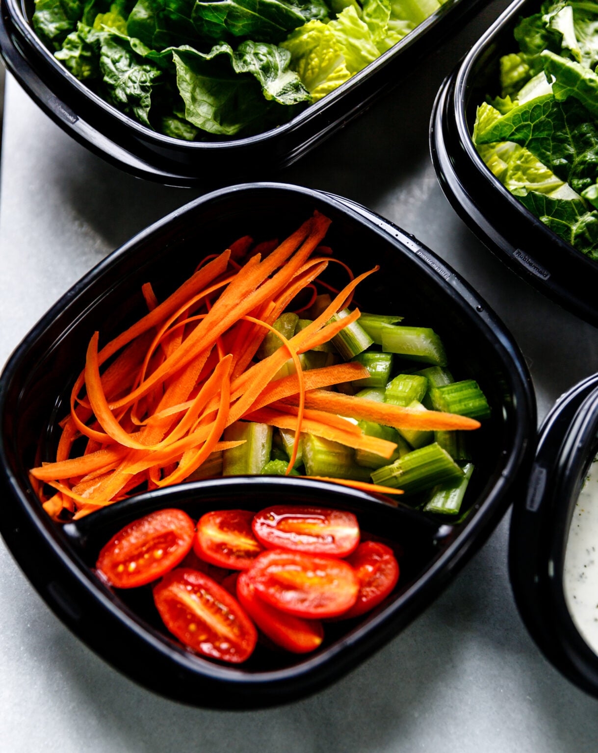 Easy Buffalo Chicken Salad Meal Prep - All the Healthy Things