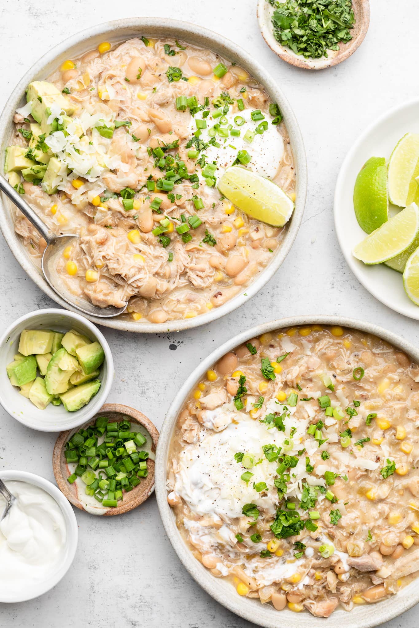 Easy Crockpot White Chicken Chili - Real Food Whole Life