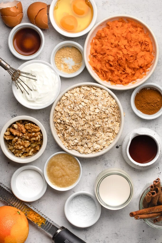carrot cake pancake ingredients