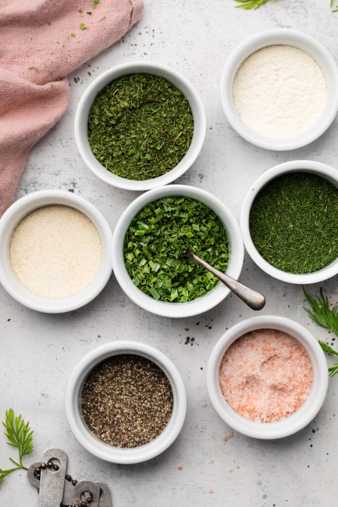 Greek Yogurt ranch dip ingredients