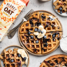 Gluten Free Blueberry Waffles