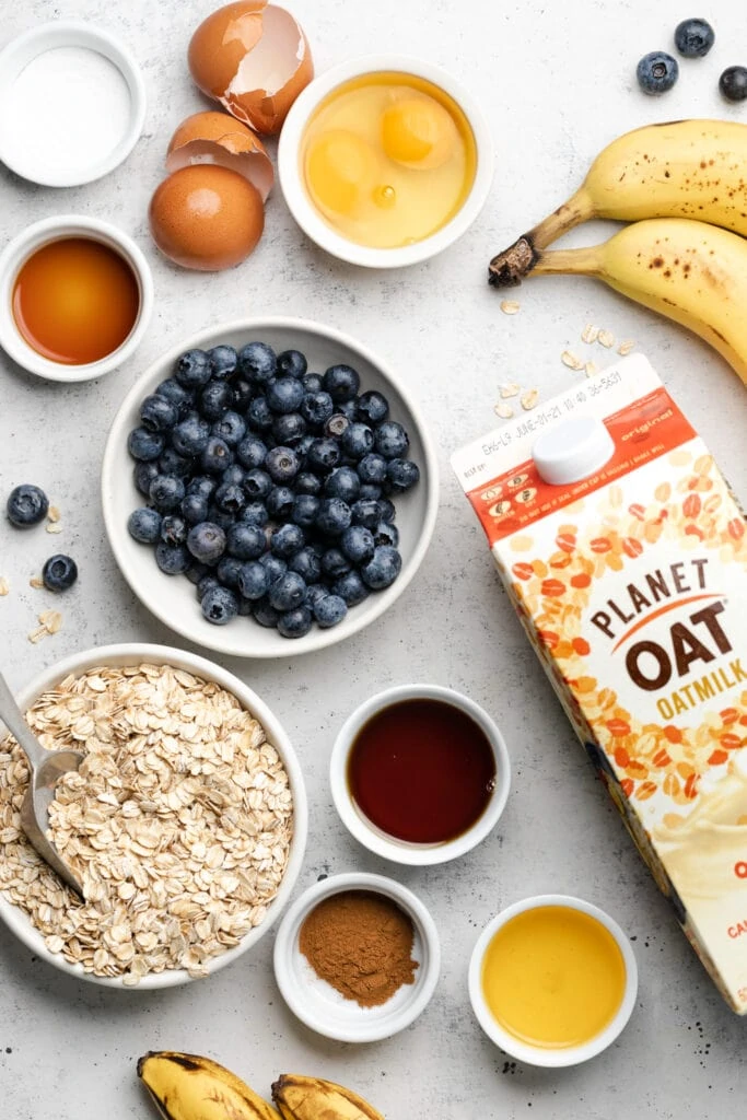 Gluten Free Blueberry Waffle ingredients