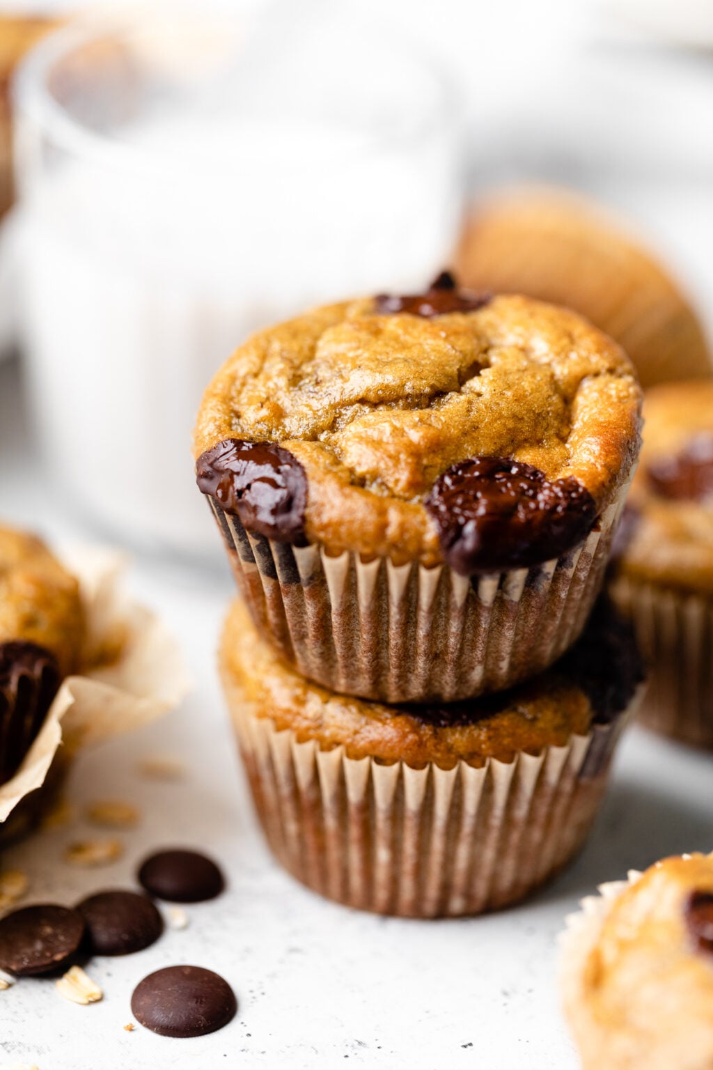 Healthy Banana Chocolate Chip Muffins All the Healthy Things