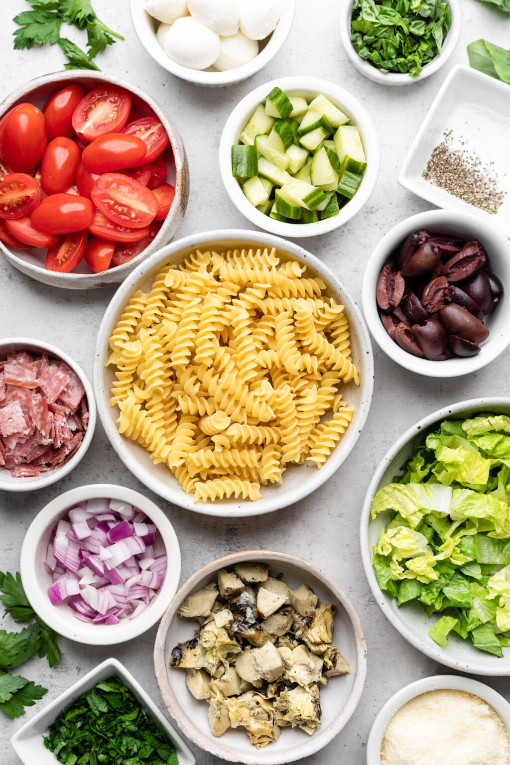 Italian Pasta Salad - All the Healthy Things